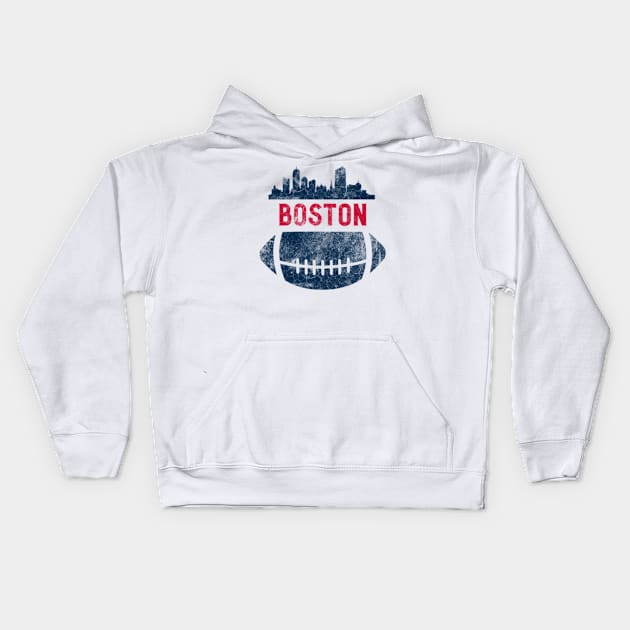 Boston City football Kids Hoodie by Sloop